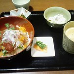 いもはん - ランチ海鮮丼セット８００円