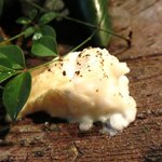 銀座 水野 - お昼の会席コース 3700円 の八寸：チーズ酒粕漬け