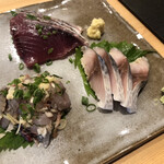 Washoku Yotsuba - 飛魚、しめ鯖、鰹