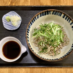 西むら - 香味野菜の冷やし蕎麦 ¥950