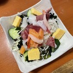 Sushi Izakaya Yataizushi - 海鮮サラダハーフ549円