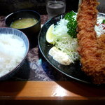 かつ華 - 海老フライロースかつ盛合せ定食