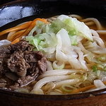 うどん屋　八本木 - 肉うどん並