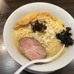 鶏ふじ - 鶏白湯麺 麺大盛