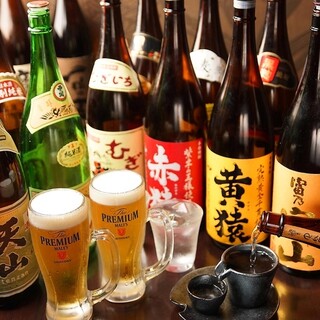 [Shochu from each prefecture in Kyushu is also attractive] If you come to Kakomi-an, you can enjoy famous sake from each prefecture♪