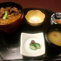 人形町今半 新宿第一生命ビル店 - 110209豪華なすき焼丼ぶり