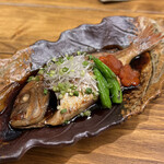 Kaisento Kamameshino Omise Uoyoshi - 本日の一本煮魚