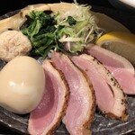 鴨出汁中華蕎麦 麺屋yoshiki - 特製蟹入り塩つけ蕎麦特製蟹入り塩つけ蕎麦