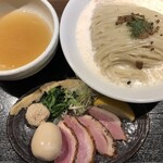 鴨出汁中華蕎麦 麺屋yoshiki - 特製蟹入り塩つけ蕎麦