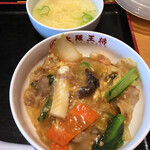 大阪王将 - 中華丼　小