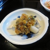 割烹たいら - 酒肴②　独活の山葵味噌