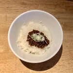 麺巧 潮 上野製麺所 - 肉味噌丼 無料