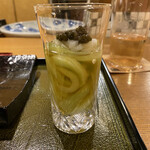 おかもと - 那須、レンコン、オクラの酢の物、キャビア