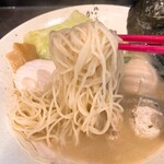 鶏そば かぐら屋 - 細麺