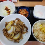 吉野家 - 新にこるんの牛丼＋サラダ