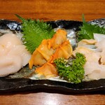Oogaki Osakana Ichiba - 赤貝とツブ貝が特に美味しかったです