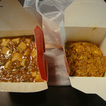 味仙 - 麻婆豆腐、チャンジャチャーハン＠2013年2月