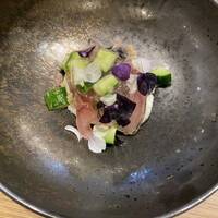 TamY - 紫陽花(鯵と胡瓜のタルタル)