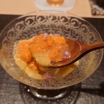 伯雲 - 焼き玉蜀黍の冷たい摺り流し