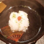 伯雲 - 淡路の鱧と水茄子のお椀