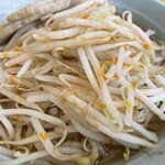 ラーメン もっけだの - 『青唐味噌+味玉(スクラッチクーポン)』のヤサイ