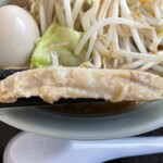 ラーメン もっけだの - 『青唐味噌+味玉(スクラッチクーポン)』の豚