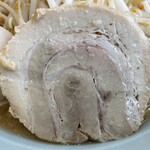 ラーメン もっけだの - 『青唐味噌+味玉(スクラッチクーポン)』の豚