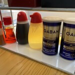 ラーメン もっけだの - 卓上アイテム