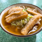 桜井うどん - 【2022年06月】並盛(温)@450円、提供時。