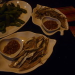 あいん - もろみいりこ、枝豆