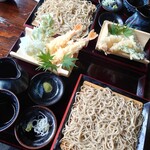 そば道場　久慈川　翁 - 歯ごたえがあるそばで 美味しい！天ぷらもさくさくで上品な天ぷらです。