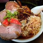 一条流がんこ総本家分家四谷荒木町 - 上品醤油！青唐、焦しネギ、ホタテ貝柱トッピング！