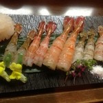 こいで - 白海老、白ガス海老、シシ海老、ボタン海老、キジ海老