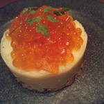 旬鮮炭火焼 獺祭 - イクラ、スモークサーモンのポテトサラダ