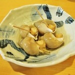 文 - バイ貝煮付