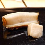 日本橋蛎殻町 すぎた - 蒸しアワビ