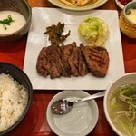 和風レストラン まるまつ イオン七戸店 - 牛タン御膳