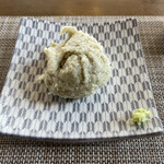 石臼挽き蕎麦香房 山の実 - もっちりとした蕎麦がき