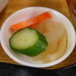 小さな食堂 ヒロ - 漬物 ※拡大 (2022.07.09)