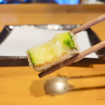 天ぷら よこい - ズッキーニ