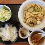 Touryuumon - 「北海道舞茸入り八宝菜定食」@980