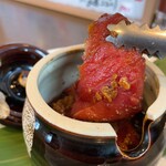 Maguro Shiyokudou Marin - 壷漬けカルビ 赤身 1705円