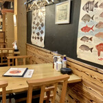 ものっそ - テーブル席