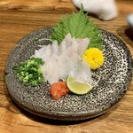 ものっそ - アコウ薄造り 968円