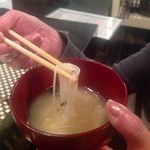 JapaneseBar克 - H25.03  突出し【お椀(そうめん入り)