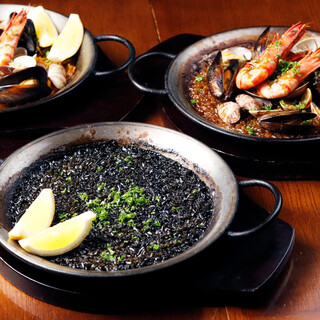 Our most popular menu item “Seafood Paella”