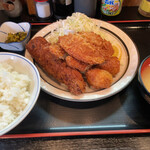 西麻布 三河屋 - 三河屋(ミックス定食)