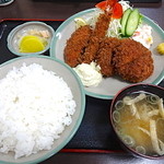 みらく - ミックスフライ定食