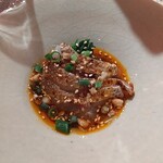 fu-fu shisen - 麻辣魚（真鯛のコブ〆）