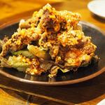 卓 - 特製だれのから揚げその２